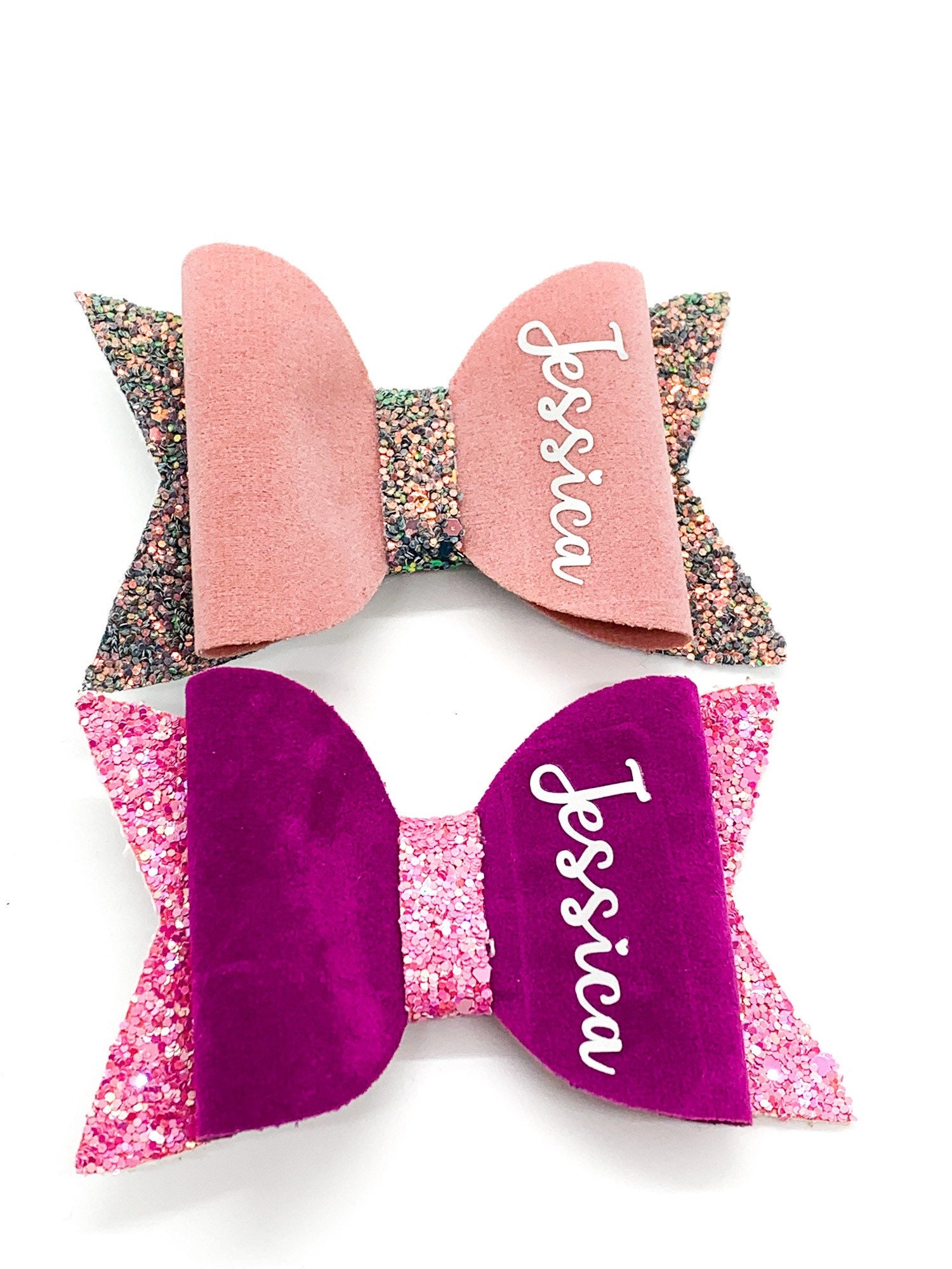 Personalized Hair Bow Custom Childs Name Hair Bow Custom Etsy
