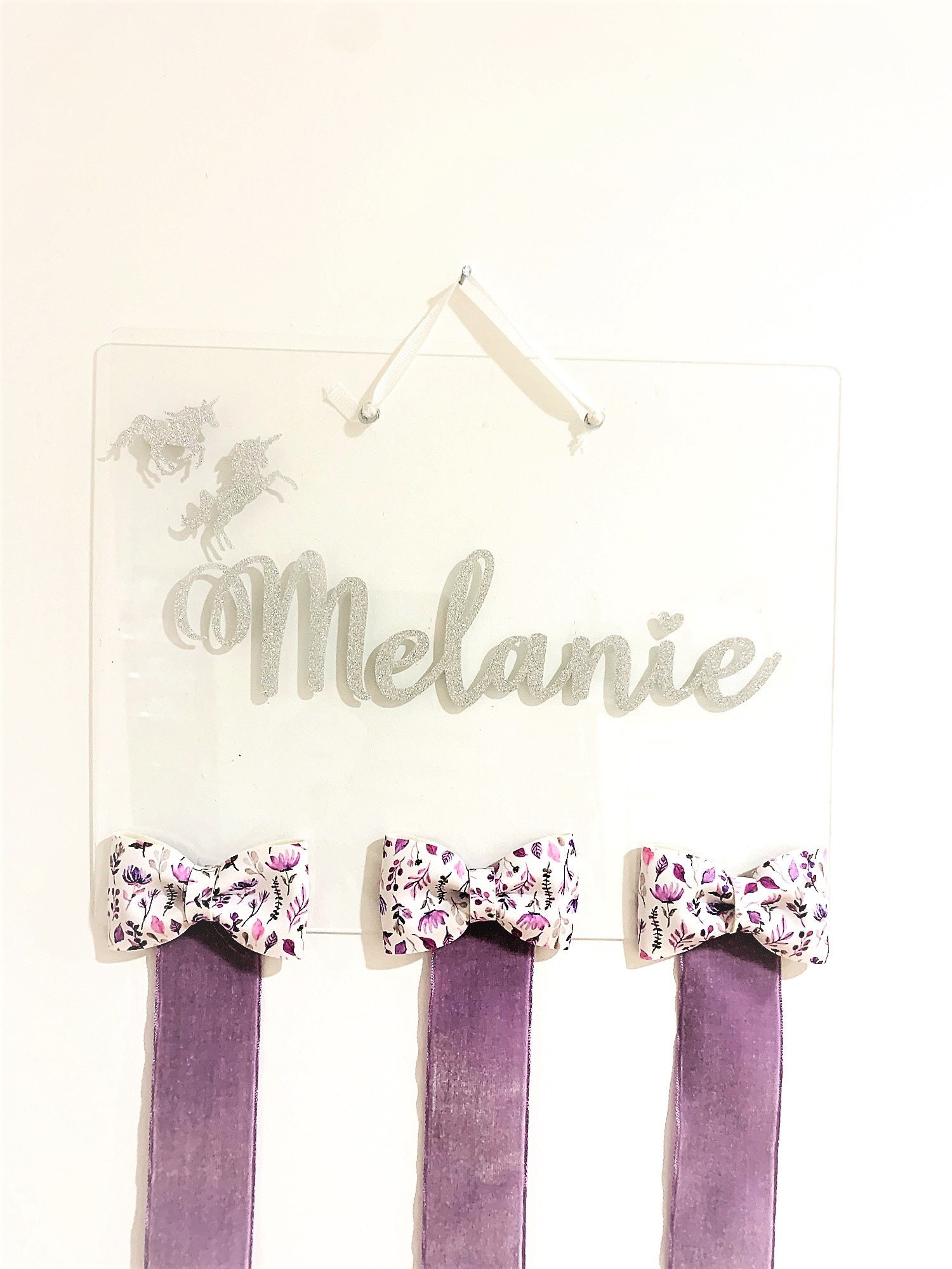 Personalized Acrylic Hair Bow Holder, Acrylic Personalized Hair Bow Holder, Custom Acrylic Hair Bow Holder, Custom Name Bow, Bow Holder