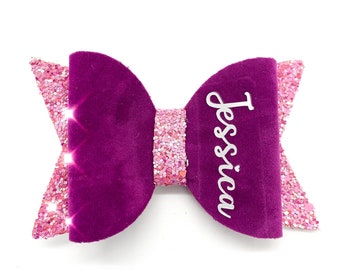 Custom Child Name Hair Bow | Custom Hair Bow | Cute Hair Bow | Stylish Hair Clip | Personalised Bow | Fancy Hair Bow | 1st Birthday Gift