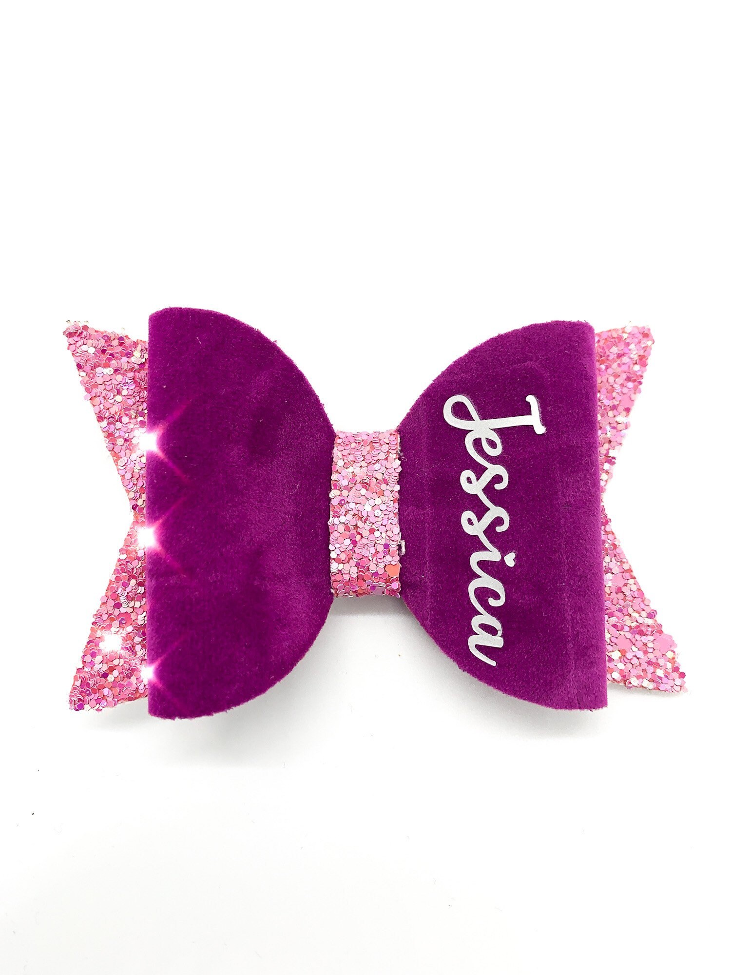 Personalized Hair Bow Custom Childs Name Hair Bow Custom Etsy