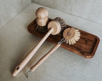 Brosses vaisselle en bois de hêtre - Cuisine zéro-déchet