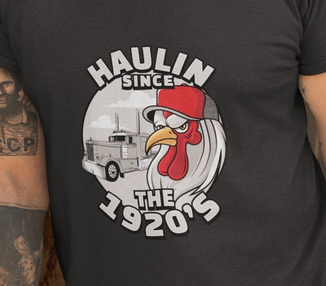 Trucker Shirt, Chicken Hauler, Truck, Hauler, Etsy