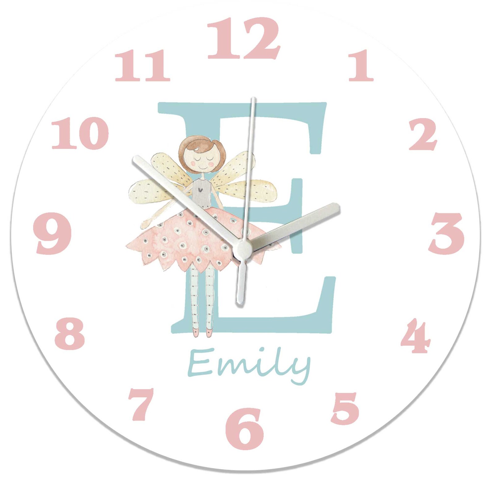 Personalised Girls ClockGirls Room Nursery ClockName Etsy