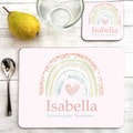 Personalised Placemat & Coaster Set- Girls Birthday Party Gift-More Designs on Listing