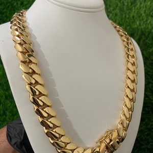 Miami Cuban Link SOLID HANDMADE 10-24MM image 6