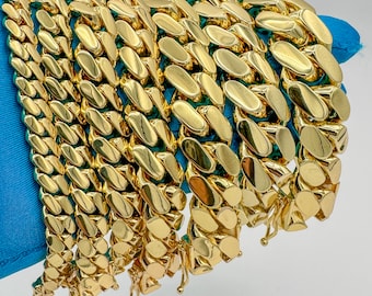 Miami Cuban Link SOLID HANDMADE 10-24MM Bracelet