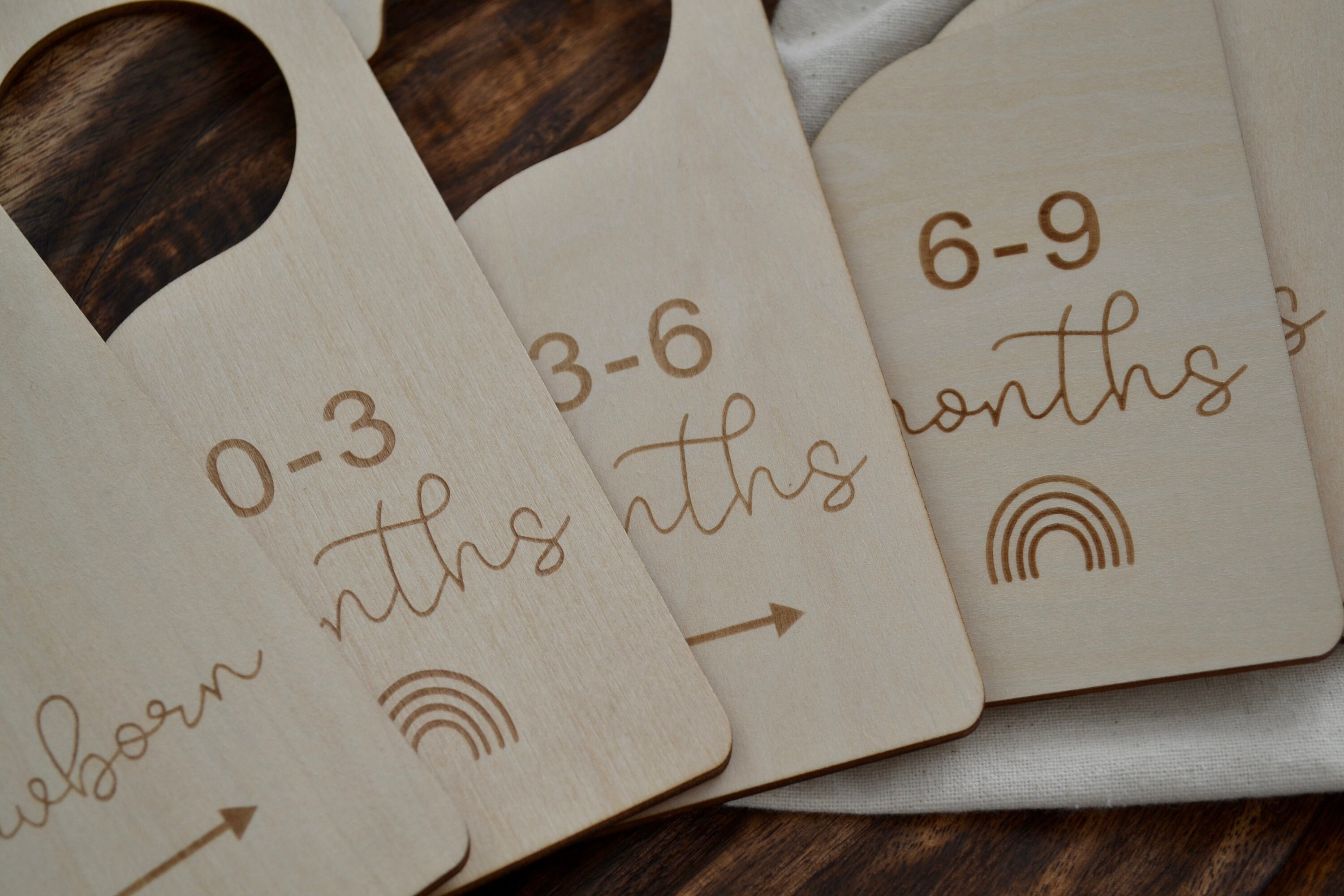 Alpine Baby Wooden Hanger Dividers Etsy Italia