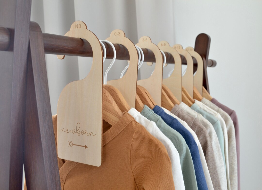 Alpine Baby Wooden Hanger Dividers Etsy Italia