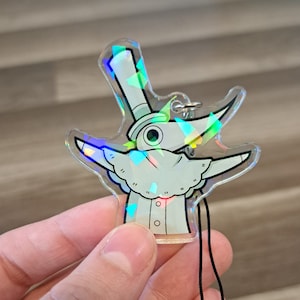 Excalibur Acrylic Phone Charm Keychain