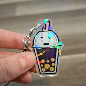 Studio Ghibli No Face Phone Charm Keychain