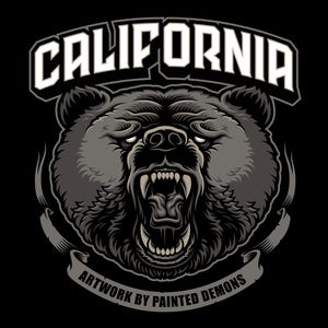 Clipart vectoriel ours californien