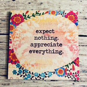 Motivational magnet, positive magnet, inspirational magnet, friend gift, co-worker gift, small gift