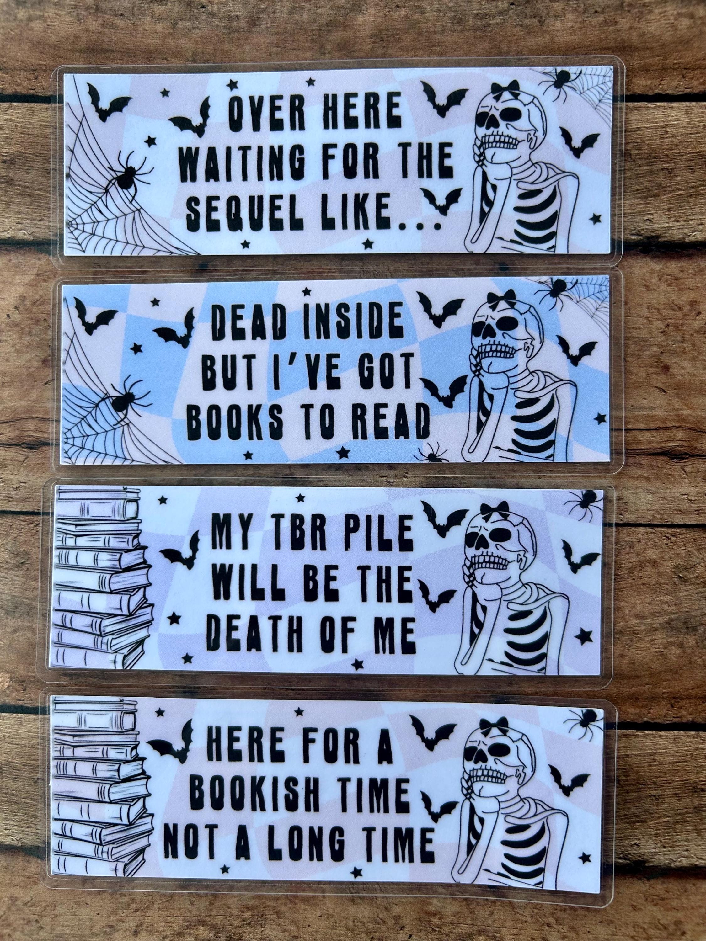 Humurous Bookmarks Funny Bookmarks - Sarcastic Bookmarks - Book Lover Gift - Laminated ...