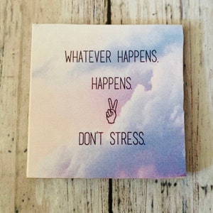 Motivational magnet, positive magnet, inspirational magnet, small gift, friend gift, co-worker gift