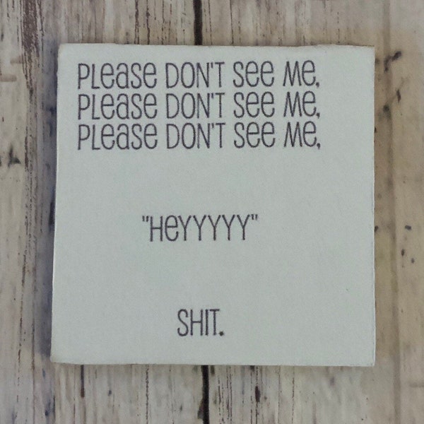 Funny magnet, sarcastic magnet, small gift 3 X 3 INCHES
