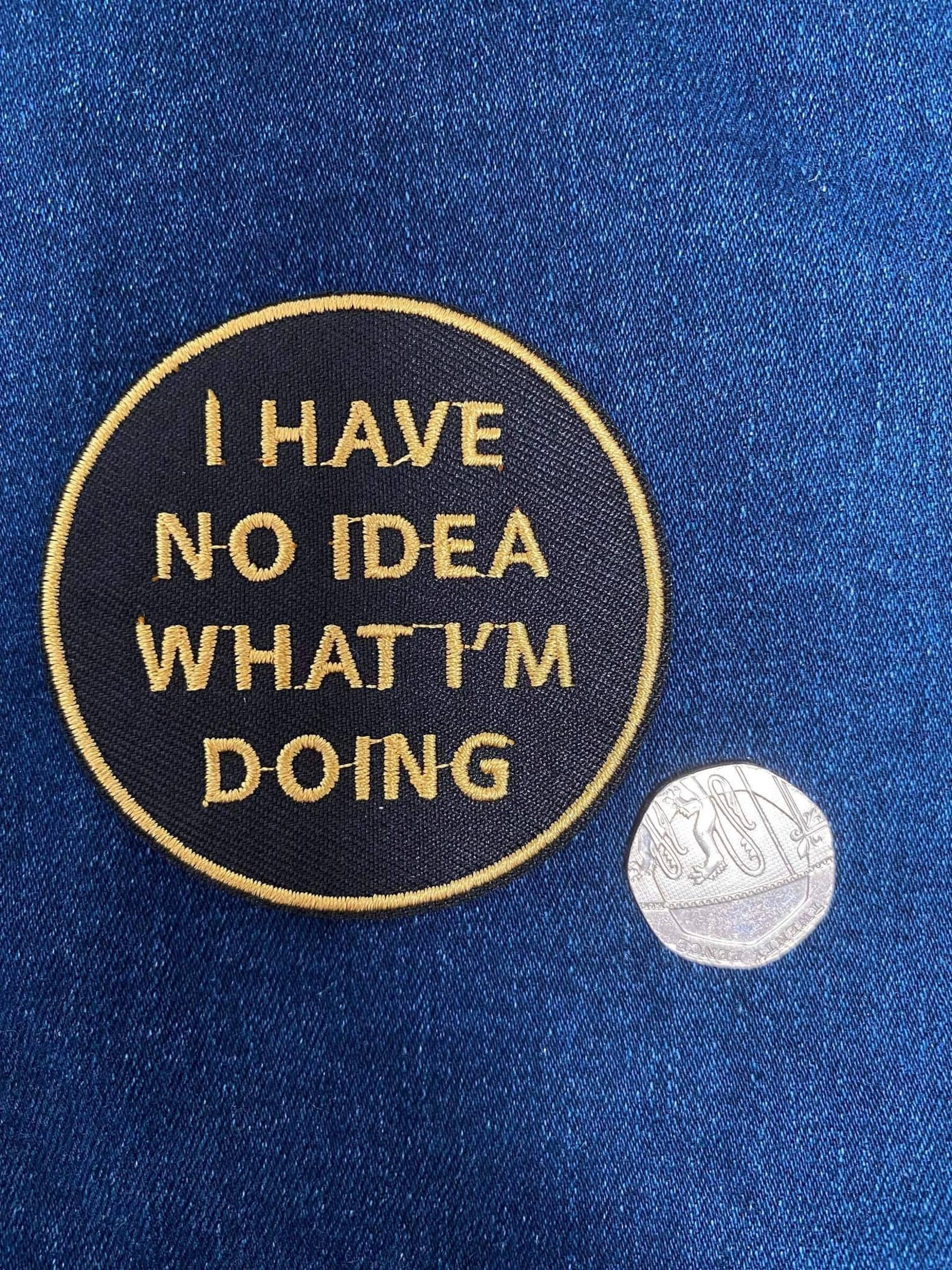 No Idea Patch Funny Patch Iron on Patch Embroidery Patch Etsy New Zealand