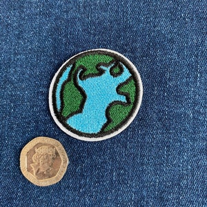 Planet Patch Cute Patch World Patch Iron on Patch - Etsy UK