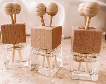 wooden car air vent scent diffuser 6ml, car air freshener, scents for the car, air diffuser for cars, wooden reed scent diffuser, new car