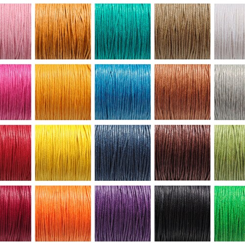 1mm Waxed Cotton Cord String 5m to 20m Jewellery Making - Etsy