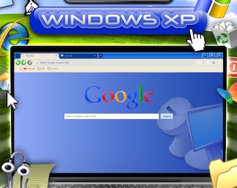 Windows XP Browser Theme – Nostalgic Retro UI Old Internet Vibes