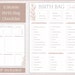 Editable Birth Plan Template Printable Birthing Plan Labour and ...