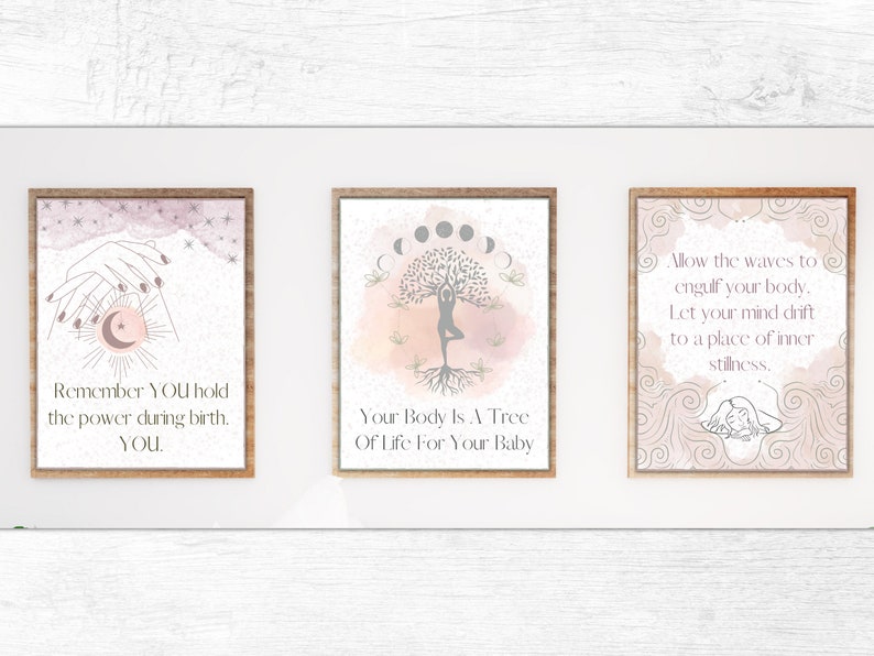 Birth Affirmation Printable Posters Birth Affirmations Printable Art