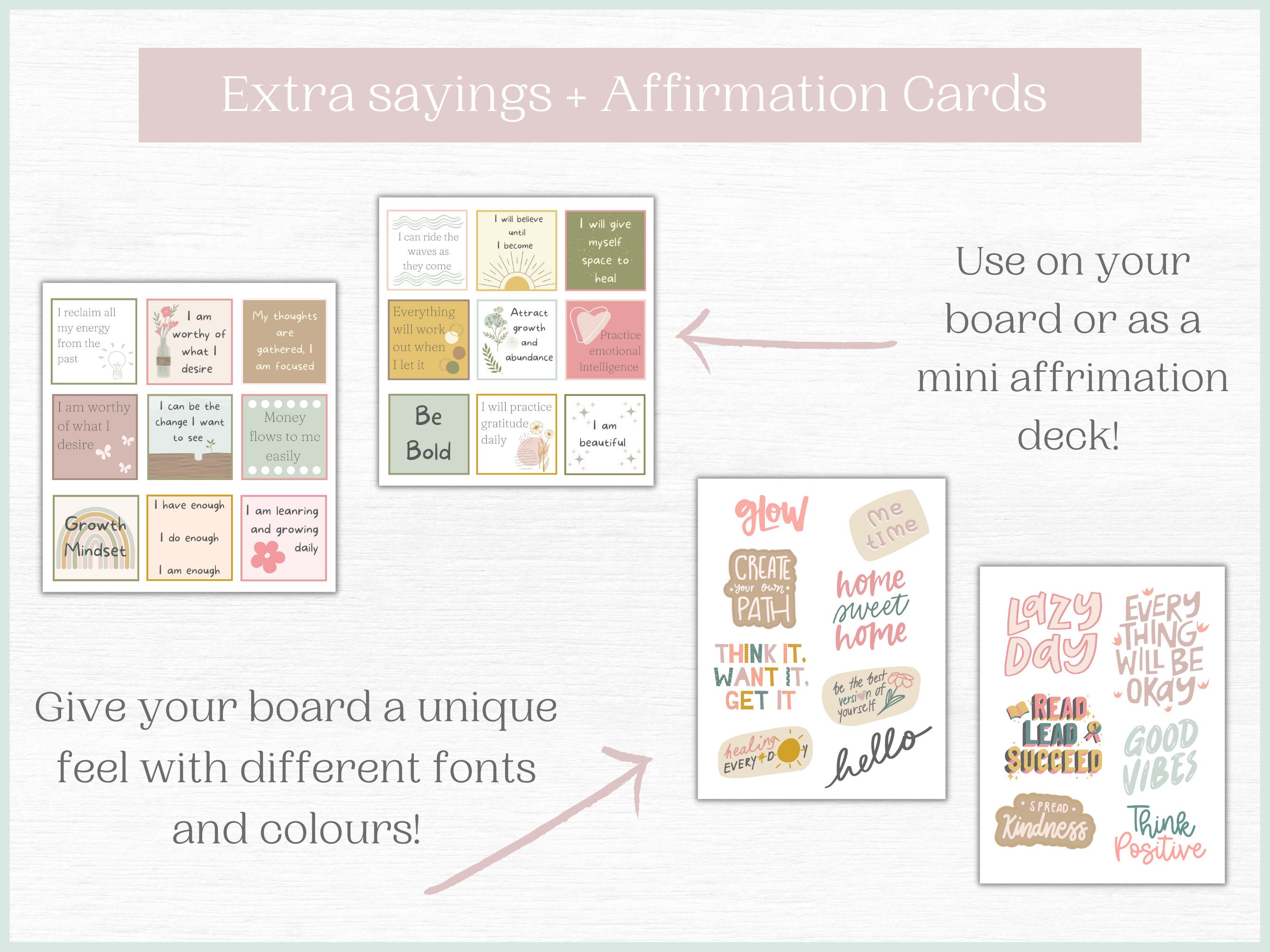 Kit de tableau de visualisation imprimable | Journal des manifestations ...