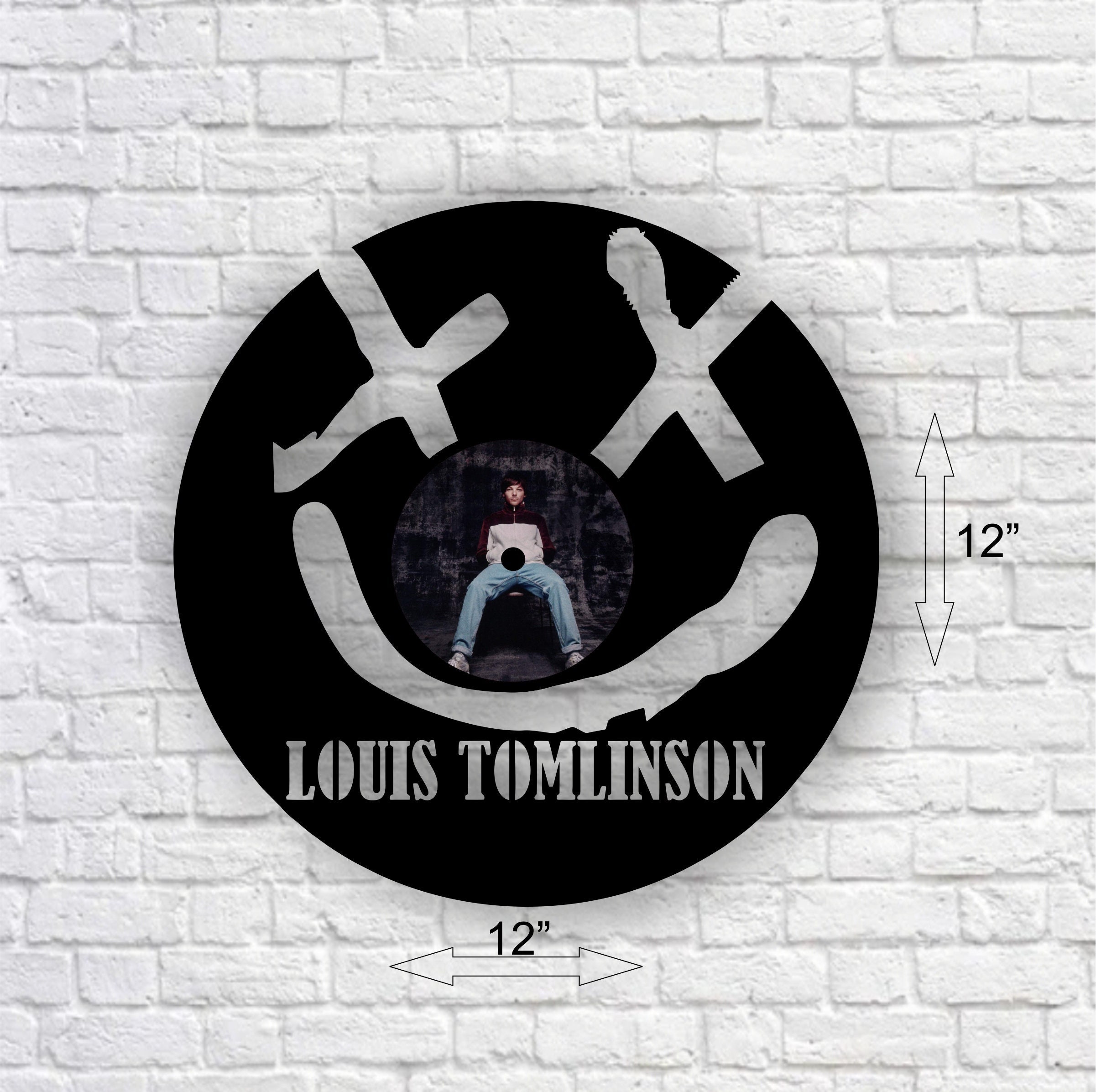  Louis Tomlinson Wall Art Canvas Prints Poster For Home Office  Living Room Decorations Unframed 20x12 : Everything Else