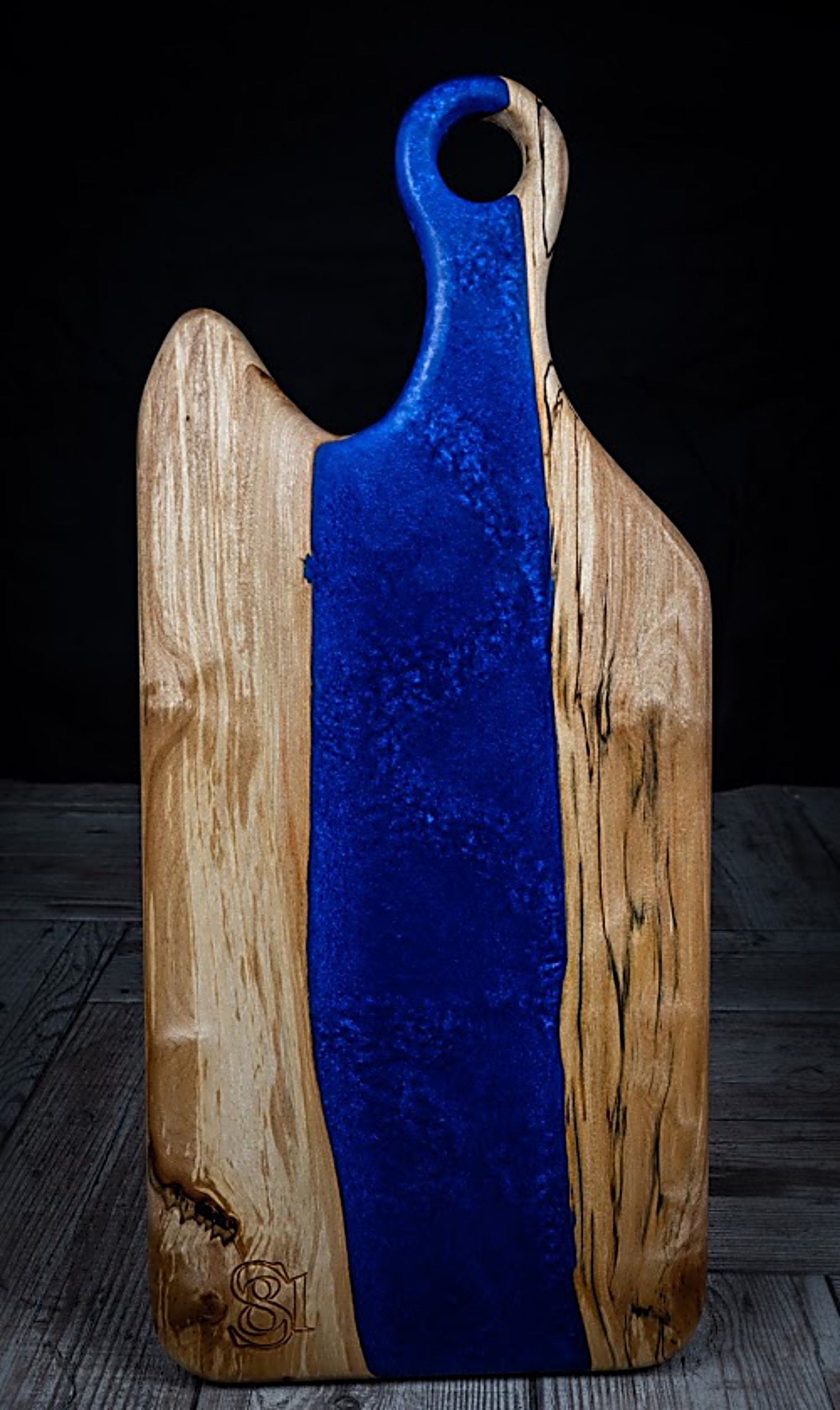 Tablas de cortar de resina de madera de abedul personalizadas Etsy