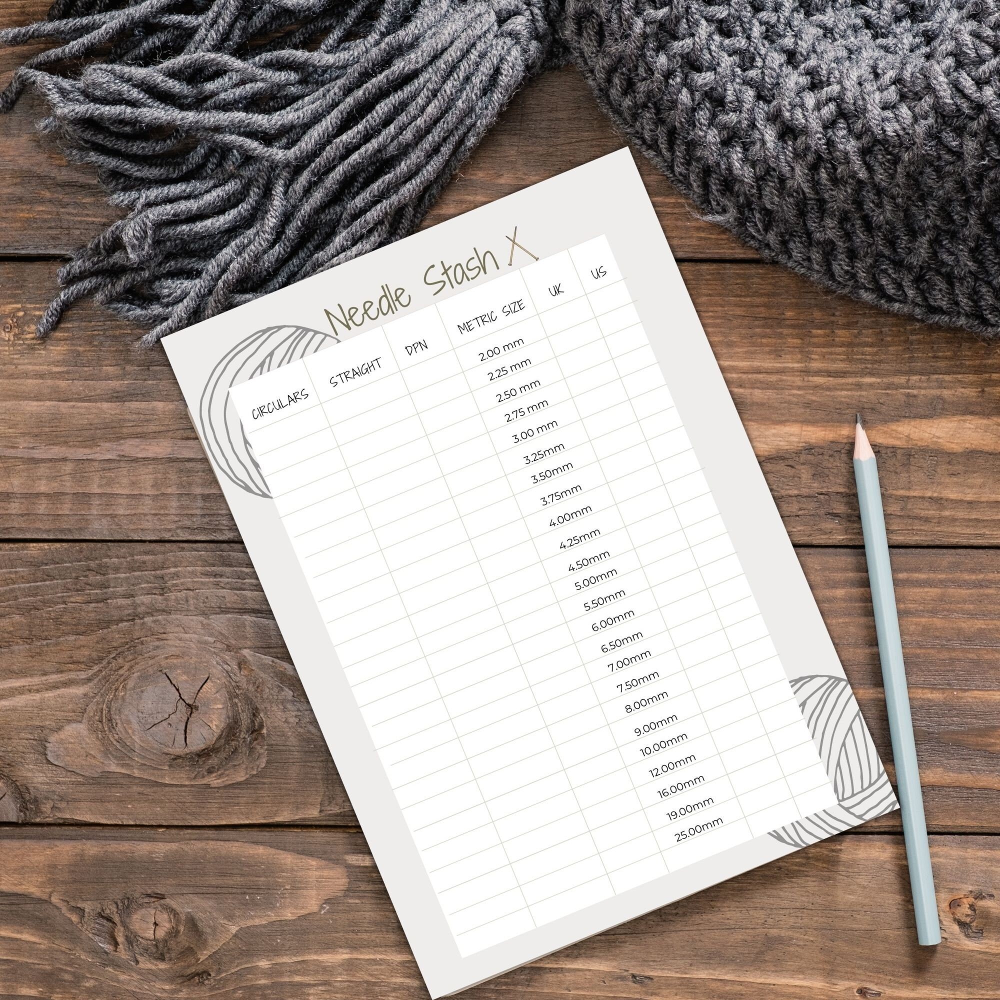 Knitting Needle Sizes And Conversion Chart (Free Printable), 47 OFF