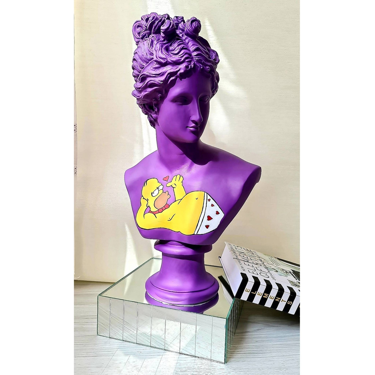 Greek Statue Graffiti Art Pop Art Pop Art Sculpture Etsy