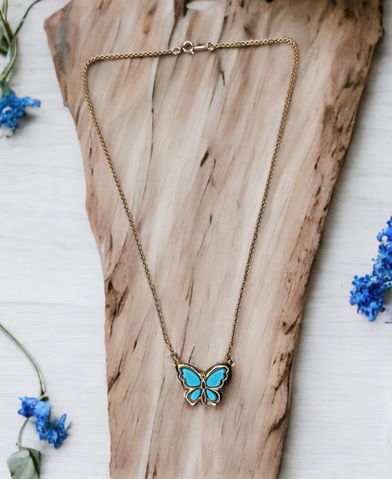 avon sweet sorbet butterfly necklace | Womens jewelry necklace, Butterfly  necklace, Butterfly pendant necklace