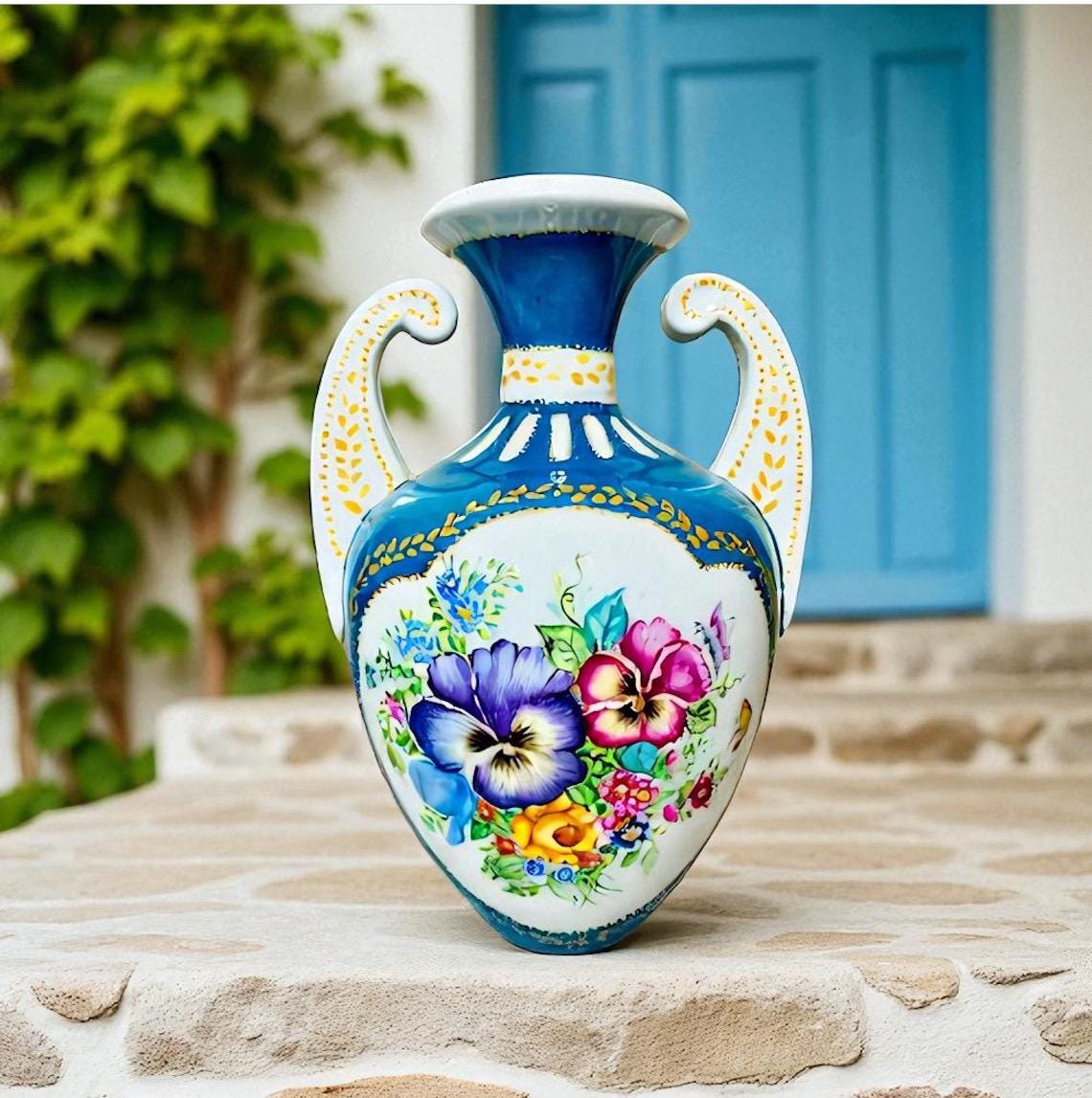 Rare French Porcelain Vase - Etsy