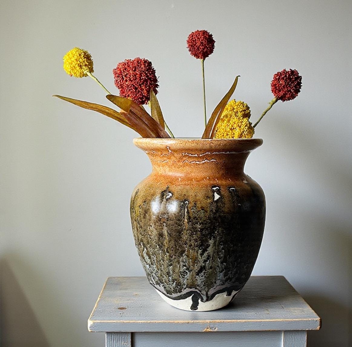 Rope Vase, Ceramic Vase, Vintage Decor - Etsy
