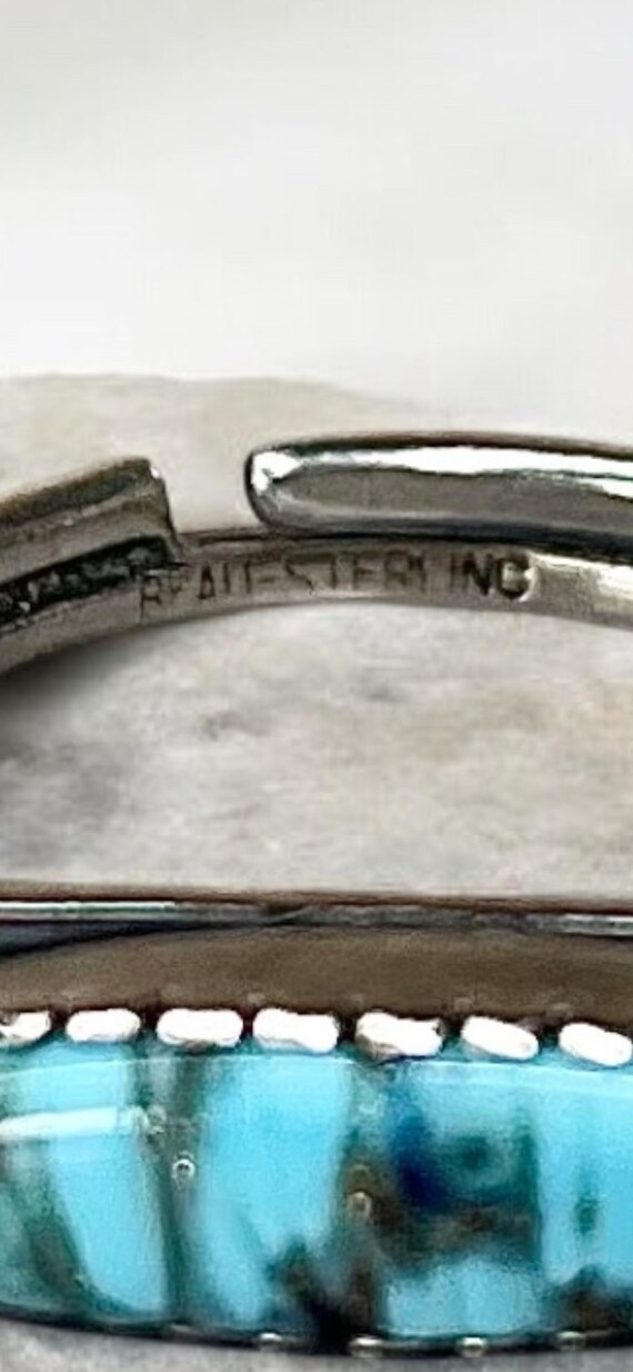 Vintage Sterling Silver Handmade Native American … - image 6