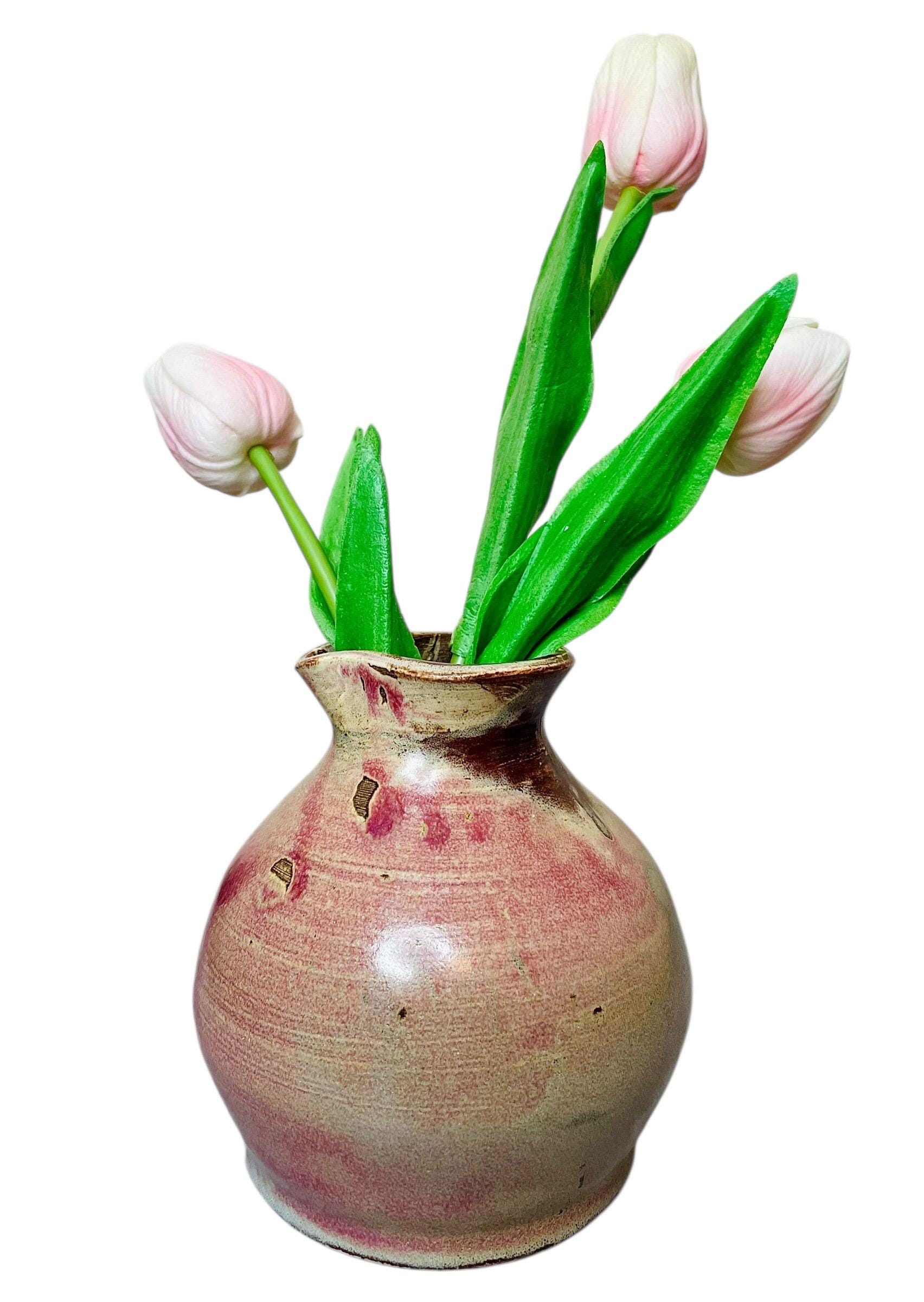 Beautiful Vintage Organic Hand Thrown Pottery Vase/vessel With