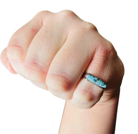 Vintage Sterling Silver Handmade Native American … - image 4