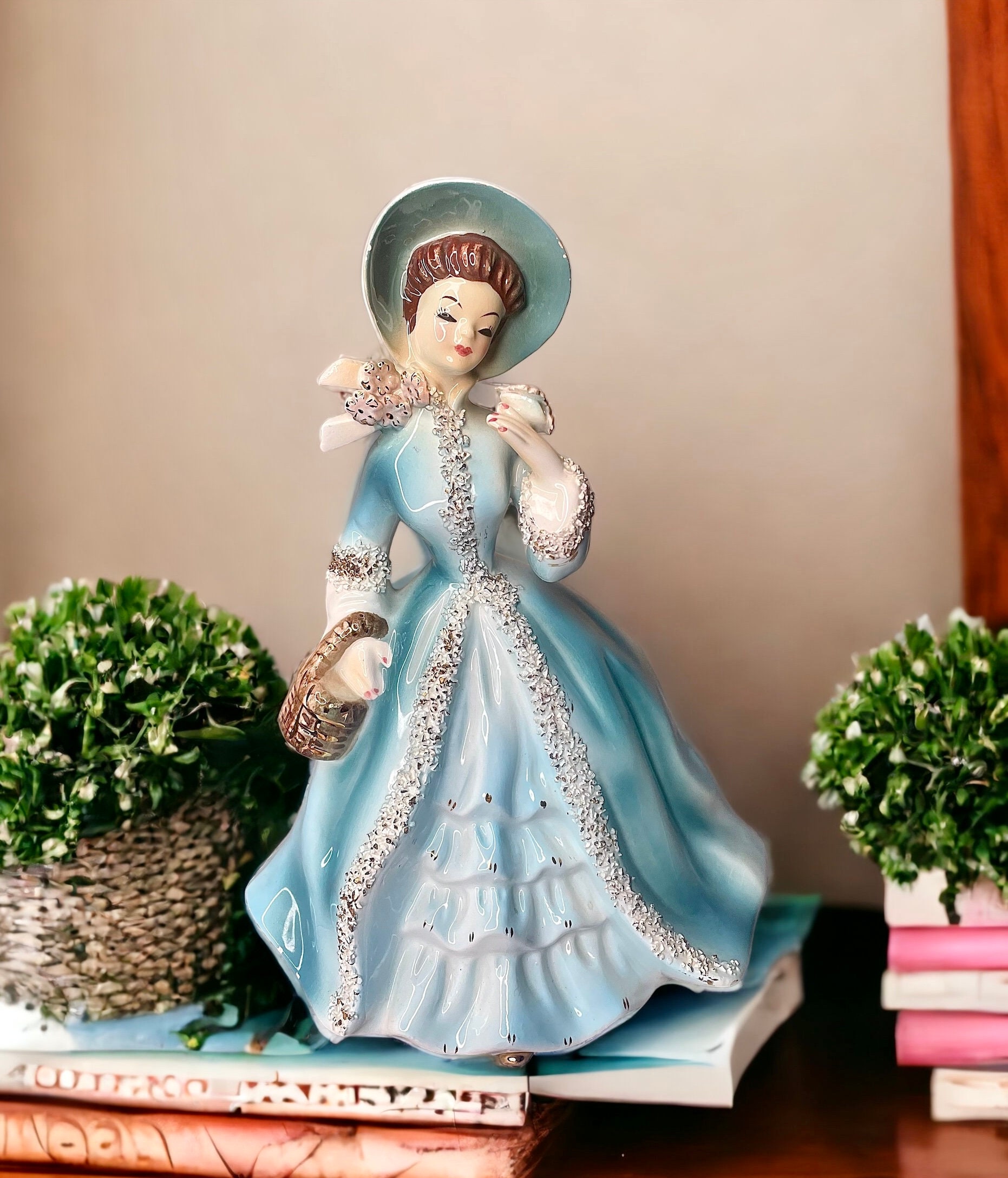 - Porcelain Etsy Lady Blue