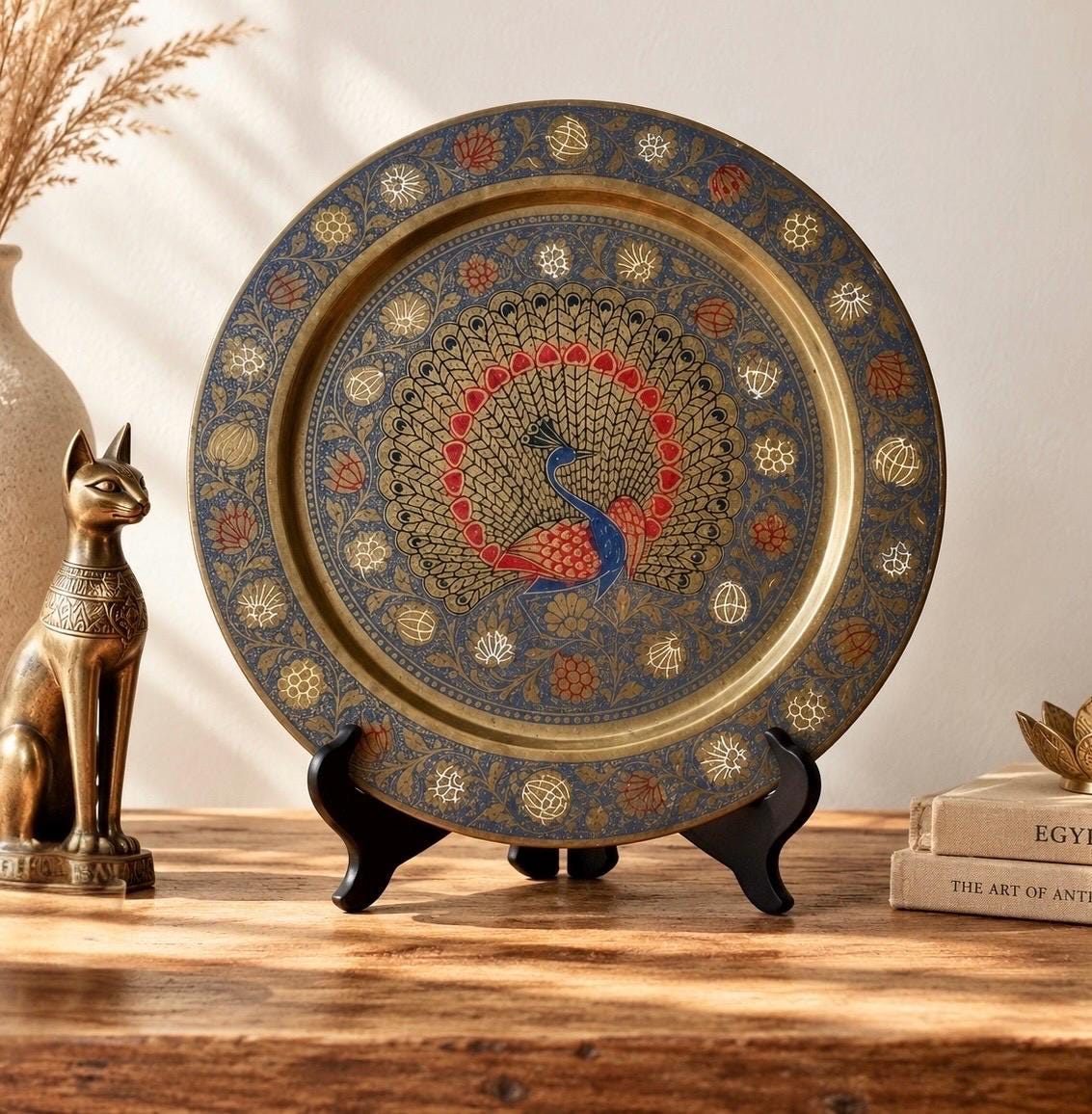 Brass Lotus Plate - Etsy