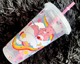 Handmade Bears Inspired Starbucks Tumbler Coated in Epoxy Resin  | Coffee Cup | Reusable Tumbler