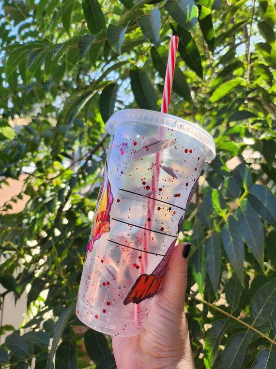 Custom Cactus Reusable Starbucks Venti Cold Cup Coated in Epoxy