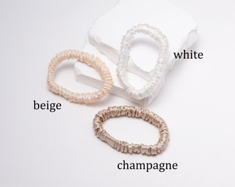 Handmade Silk Scrunchies: Gentle Hair Ties for Women