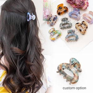 Mini Acetate Hair Clip - Etsy display picture 1