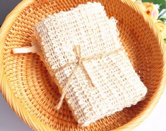 Sisal Natural Washcloth