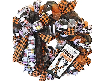 Witch Legs Halloween Wreath for Front Door, Halloween Front Door Wreath, Halloween Witch  Legs Wreath Porch Decor