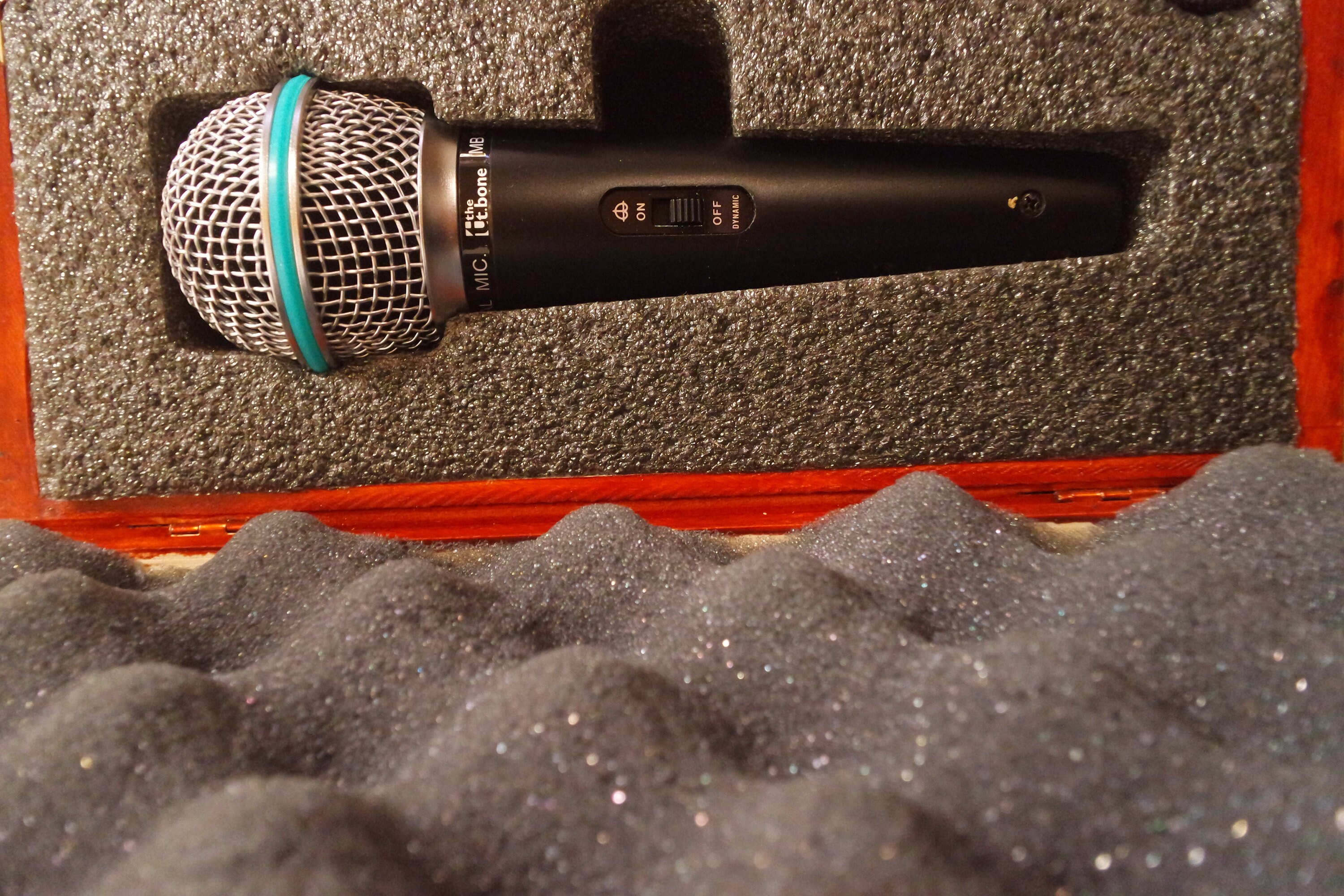 Wooden Microphone Box, Microphone box, microphone accessories, Handmade