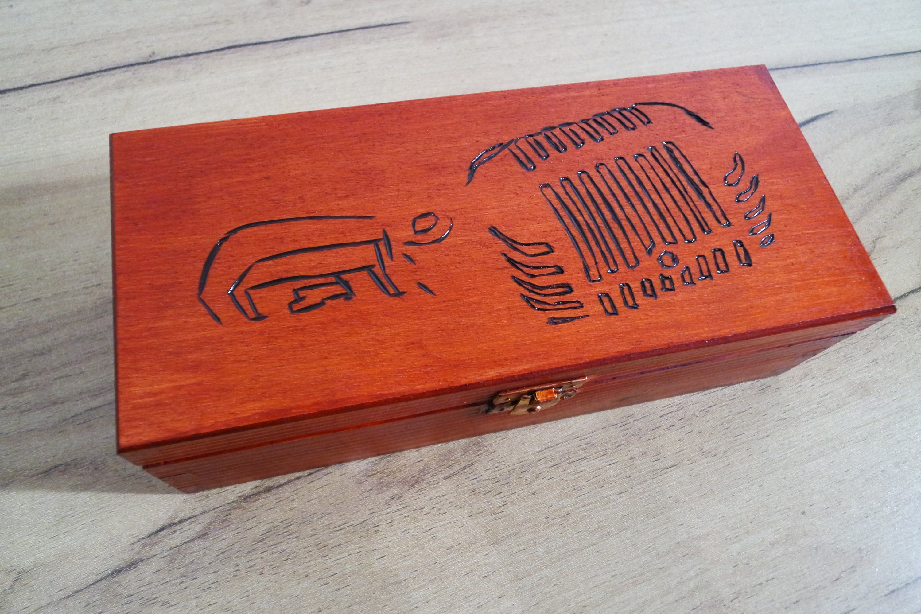 Wooden Microphone Box, Microphone box, microphone accessories, Handmade