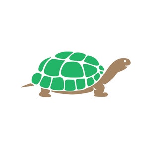 Tortoise SVG PNG JPG instant download for Silhouette Studio, Circuit Design Space with commercial license