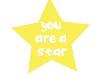 You are a star child SVG PNG JPG instant download for Silhouette Studio, Circuit Design Space with commercial license