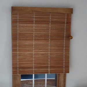 Dollhouse Bamboo Blind / Miniature Bamboo Shade